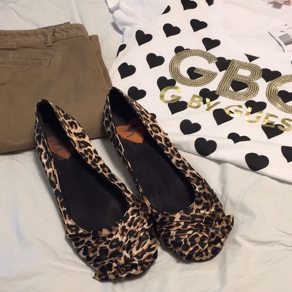 rocket dog leopard flats
